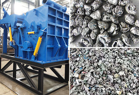 Fractionneur de déchets métalliques d'acier pour le broyage et le recyclage des déchets