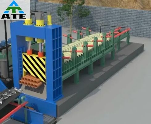 Machine de découpe de fer à cisaillement à grille de métaux lourds avec une puissance de 76 kW et une force de cisaillement de 400 T