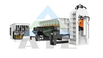 Machine de découpe de fer à cisaillement à grille de métaux lourds avec une puissance de 76 kW et une force de cisaillement de 400 T