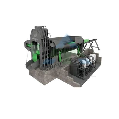 Machine de découpe de fer à cisaillement à grille de métaux lourds avec une puissance de 76 kW et une force de cisaillement de 400 T