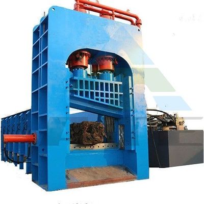 Machine de découpe de fer à cisaillement à grille de métaux lourds avec une puissance de 76 kW et une force de cisaillement de 400 T