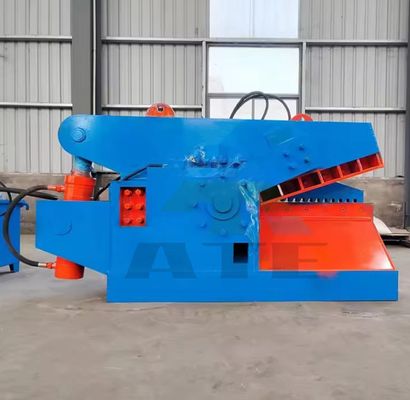 Travaux de construction 20T Guillotine Ciseau de crocodile pour couper les déchets métalliques en acier au carbone