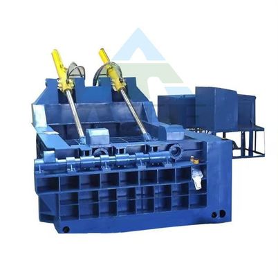 2000 kg grande baler hydraulique de déchets métalliques pour le recyclage de l'acier cuivre aluminium en douceur