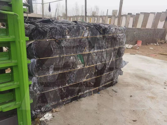 Densité Bouteille en plastique emballage d'emballage automatique carton horizontale déchets carton papier presseur de balles machine