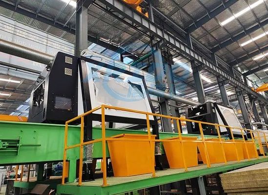 Ligne de recyclage de déchets ménagers et municipaux solides