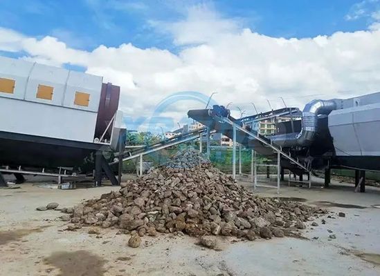 20-100 t/h Équipement d'usine de tri des déchets ménagers avec machine de séparation des déchets