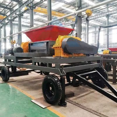 Déchiqueteuse de type 800 pour les déchets de caoutchouc, de plastique, de carton, de déchets métalliques, de pneus, de poubelles et de fûts