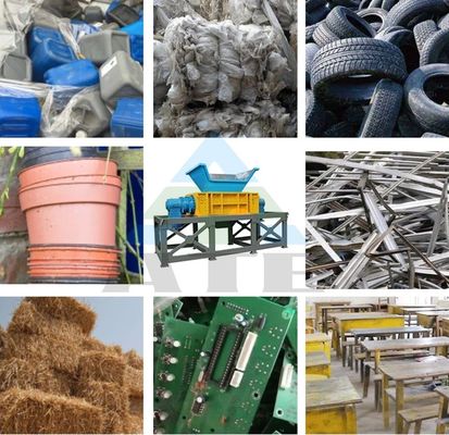 Déchiqueteuse de type 800 pour les déchets de caoutchouc, de plastique, de carton, de déchets métalliques, de pneus, de poubelles et de fûts