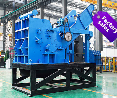 Machine de concassage de métaux de petite taille de 1 à 2 tonnes par heure pour les canettes d'aluminium et le déchiquetage du fer