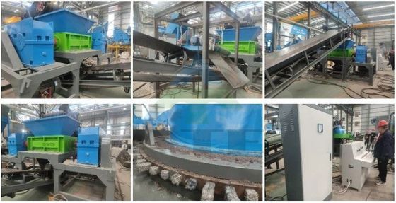 Emballage en bois plastique RDF dérivé du rejet du carburant Cube Briquette Press Machine pour le recyclage