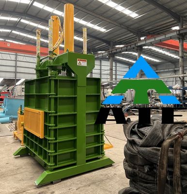 650 KG balisseur vertical pour les déchets de carton boîtes en plastique bouteille textile alliage d'aluminium