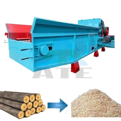 Pipeline automatique de broyeur pour broyer efficacement les bûches de bois et fabriquer de la sawdust