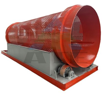Machine de tamisage à tambour à rouleaux pour déchets ménagers de papier plastique de verre métaux et tissus