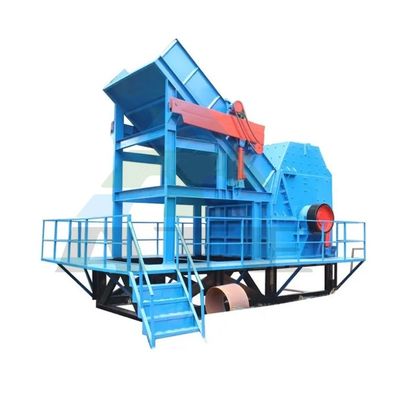 30kW de puissance Machine de concassage de déchets métalliques en acier au carbone pour la désintégration des déchets d'aluminium