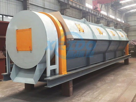 Machine de filtrage à tambour pour système de tri automatique des solides dans une usine de tri des déchets