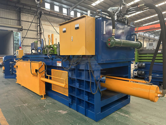 Mines d'énergie Ballon automatique horizontal pour le recyclage de bouteilles en plastique boîte de ferraille en acier
