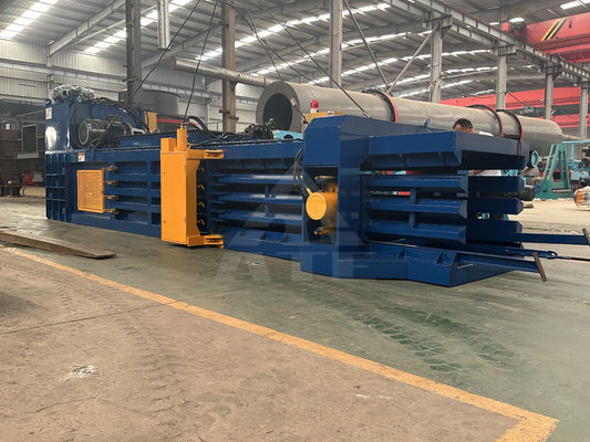 Mines d'énergie Ballon automatique horizontal pour le recyclage de bouteilles en plastique boîte de ferraille en acier