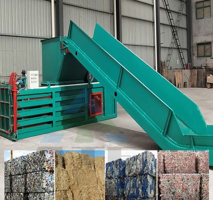 Mines d'énergie Ballon automatique horizontal pour le recyclage de bouteilles en plastique boîte de ferraille en acier