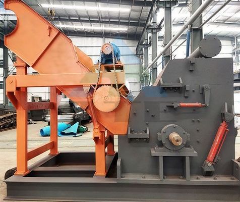 50kW de puissance machine de concassage automatique de déchets métalliques pour les déchets d'acier de bicyclette