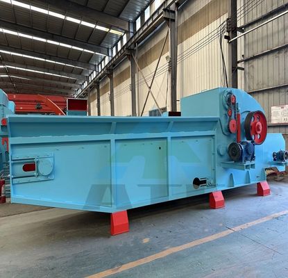 Puissant déchiqueteur de déchets de biomasse avec une capacité de 95% à 1-3 t/h