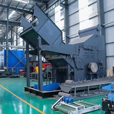 Machine de recyclage pour déchets métalliques de haute résistance, cartouches de voitures et déchiqueteuses d'acier