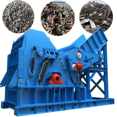Machine de recyclage pour déchets métalliques de haute résistance, cartouches de voitures et déchiqueteuses d'acier