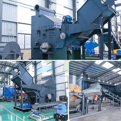 Équipement de recyclage des déchets métalliques en acier inoxydable