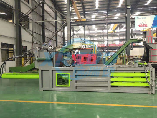 Récupération des déchets Baler Pressure horizontale pour emballage de sacs en plastique et en papier