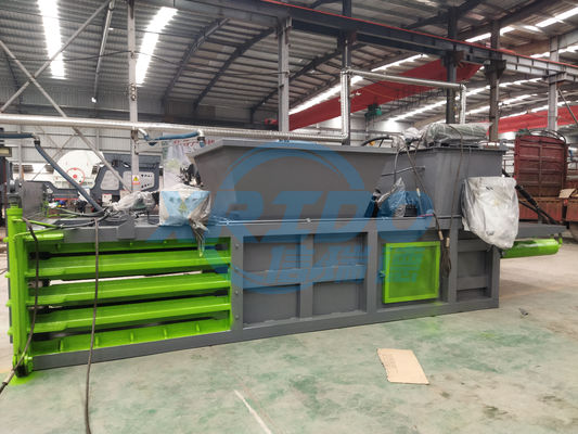 Récupération des déchets Baler Pressure horizontale pour emballage de sacs en plastique et en papier
