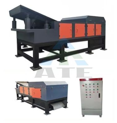 Machine de tri des déchets de recyclage avec séparation automatique de courant magnétique et de courant de tourbillon
