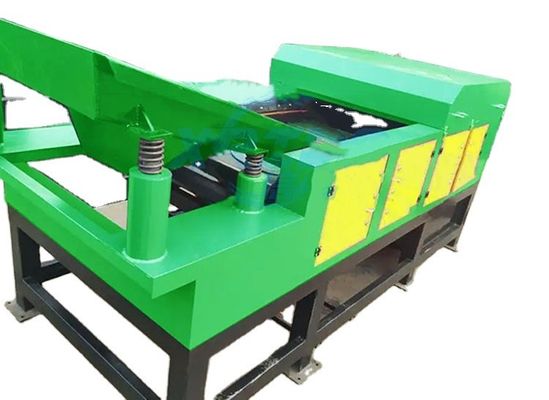 Machine de tri des déchets de recyclage avec séparation automatique de courant magnétique et de courant de tourbillon