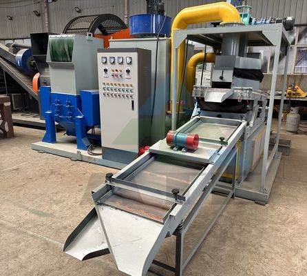 Machine de séparation de fil de cuivre en ferraille pour granulateur de câble de cuivre de taille d'alimentation personnalisée