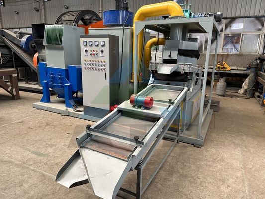 Solution complète de recyclage de fil de cuivre Tailles de sortie 3 cm Taille d'alimentation personnalisée