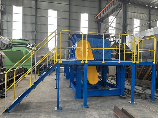 Blades de déchiquetage industriel pour une utilisation facile Déchiquetage des pneus de déchets Œuvres de construction