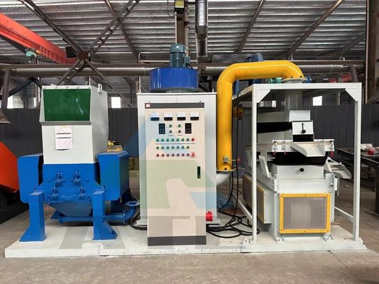 Machine à granuler du fil de cuivre de capacité 3000L/h pour le recyclage des déchets métalliques à haute automatisation
