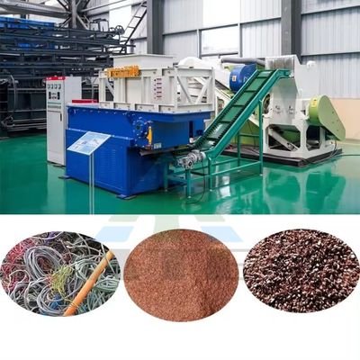 Déchets de fil de cuivre Débarrasseuse de déchets alimentaires modèle 600 250 kg/h Recyclage de déchets de fil électrique