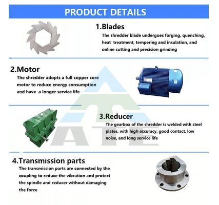 Pipe en plastique multifonctionnelle et déchiqueteuse de boîtes en aluminium pour des solutions de réduction des déchets