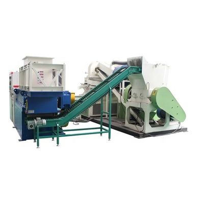 Machine à déchiqueter les déchets métalliques pour le recyclage des câbles de communication électriques