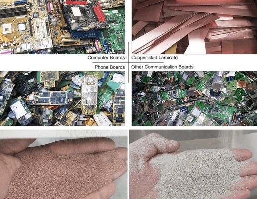 Machine de recyclage de panneaux solaires pour la séparation des déchets de circuits imprimés PCB