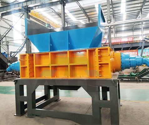 Machine de déchiquetage de plastique séparant les déchets de radiateurs de climatiseur rapidement et facilement