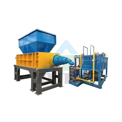 Machine de séparation de récupération de déchets de radiateur à un seul arbre pour le cuivre et l'aluminium