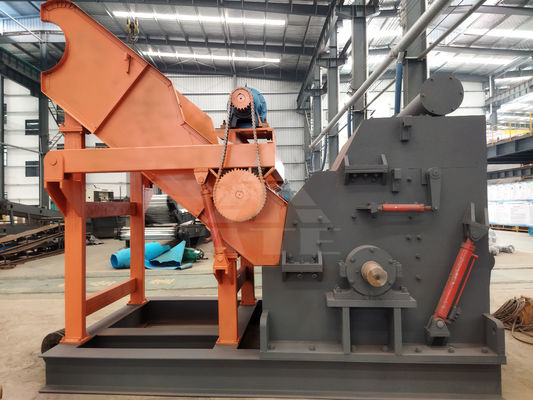 Machine de recyclage multifonctionnelle d'acier et d'aluminium avec concasseurs de métaux à déchets de 30 kW