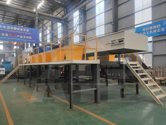 Usine de tri des déchets solides pour les déchets ménagers et les déchets de construction dans les ordures urbaines