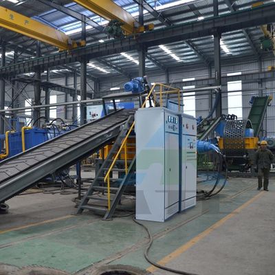 Pneus d'occasion déchiqueteur à double arbre Machines de recyclage de déchets de pneus Machines de déchiqueteur de pneus 2200 kg