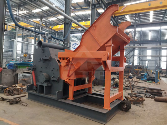 Machine de concassage pour le recyclage des déchets d'acier, de fer et d'aluminium