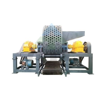 Machine de recyclage de pneus à double arbre Déchiqueteur de pneus pour les déchets de caoutchouc