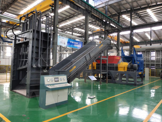Machine à déchiqueter à double arbre pour les déchets de bouteilles en plastique, métaux et carton