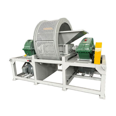 5000 kg machine à déchiqueter à double arbre à palette de bois à moteur machine à déchiqueter les pneus