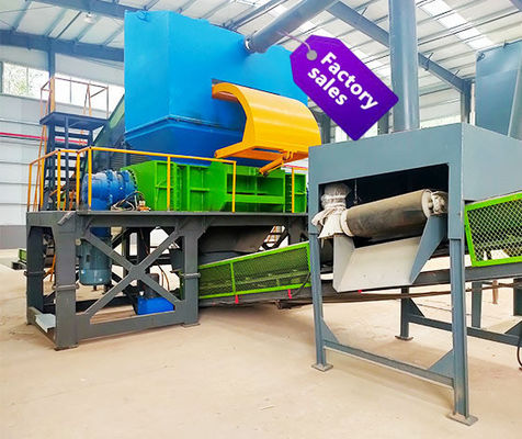 Déchets d'aluminium de concassage personnalisé déchiqueteur de métaux pour le traitement de l'acier inoxydable