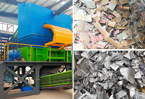 Machine de concassage de métaux pour le concassage des feuilles de ferraille